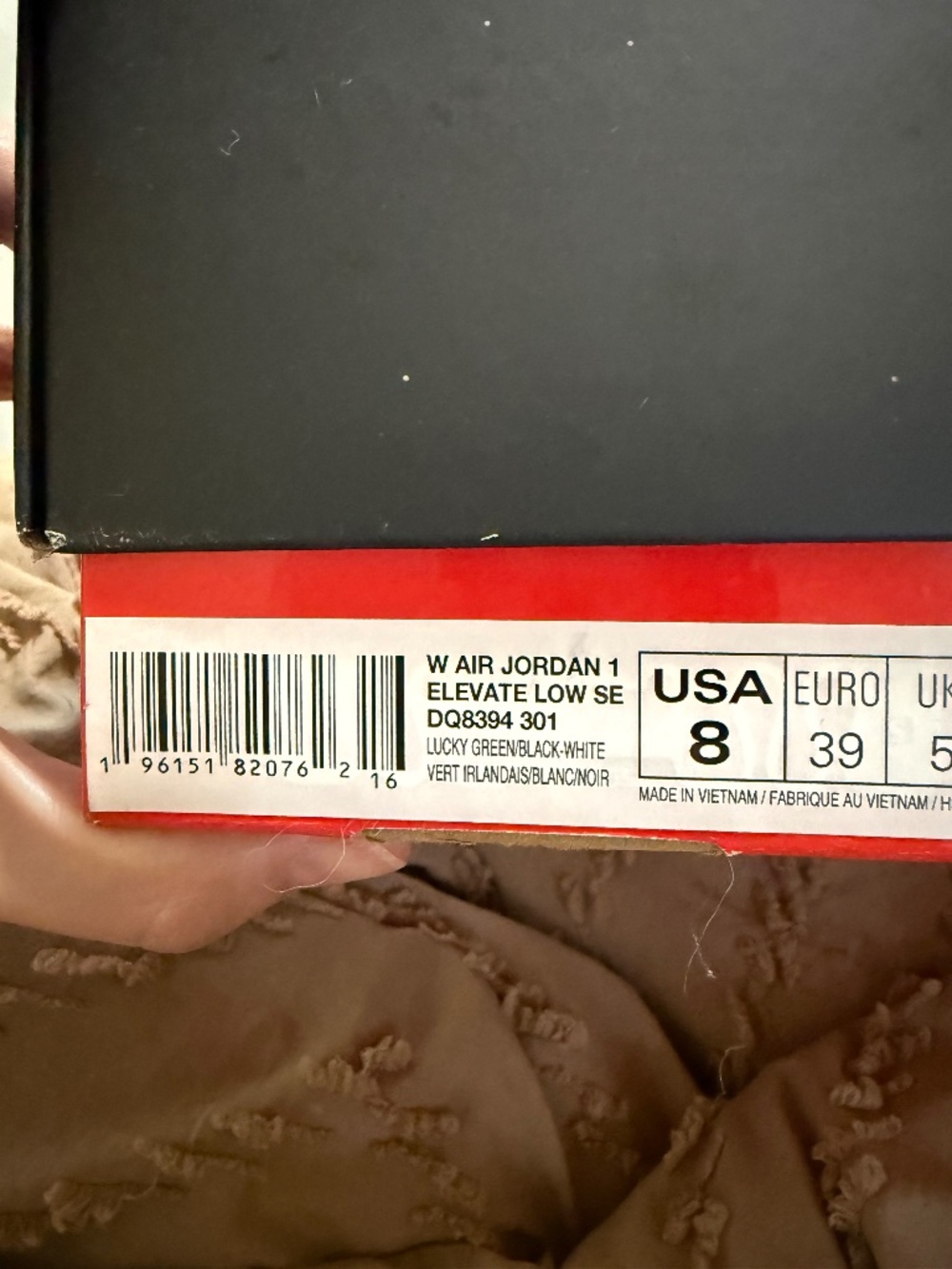 Air Jordan one elevated low “lucky green”